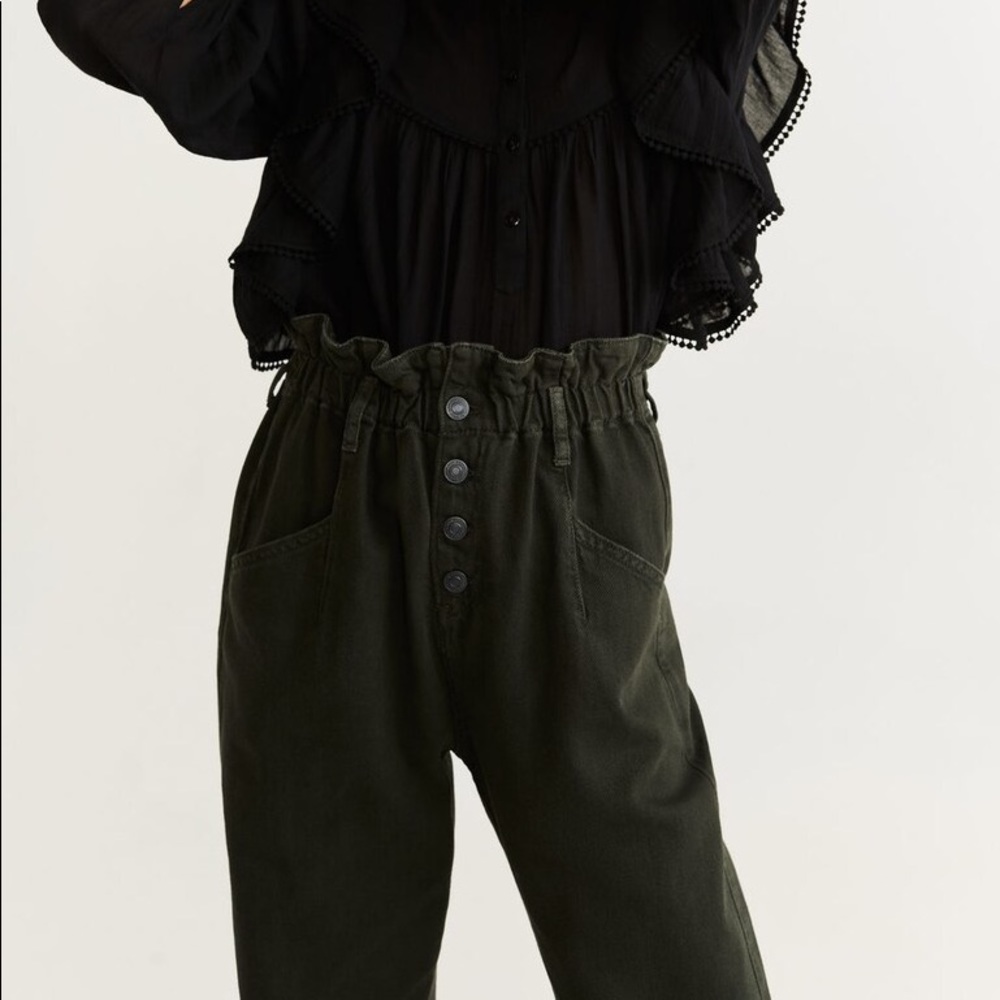 Mango Paper Bag Jeans - Picture 5 of 8